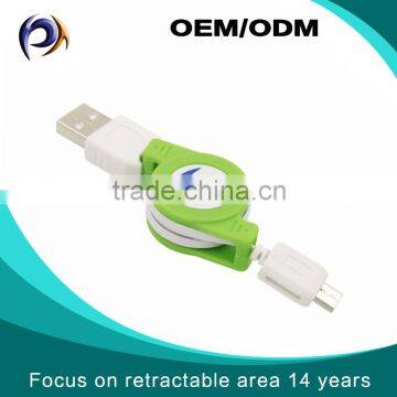 Hot Sale Retractable Micro USB Charger Cable Data Cable OEM/ODM for Mobile Phone Charger