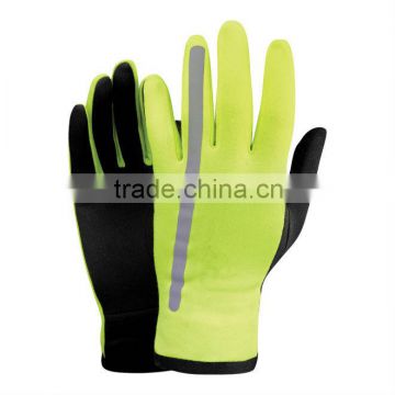High Visibility Windproof Thermal Running Gloves