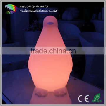 Luminous Penguins with color changing light