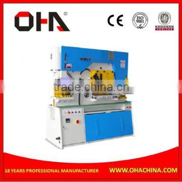 "OHA" Brand Q35Y-25 CE standard Hydraulic Iron workers, punching and shearing machine