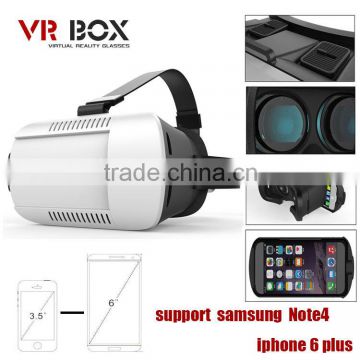 2016 Google cardboard HeadMount VR BOX Version VR Virtual Reality Glasses rift 3d movies Games for 3.5" - 6.0" Smart Phone