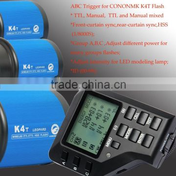 CONONMK ABC TTL Trigger for K4T Outdoor Flash photography