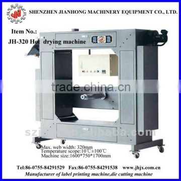 automatic drying and rewinding machine for label