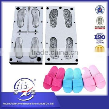 One Mould Two Pairs EVA Injection Slipper Mould