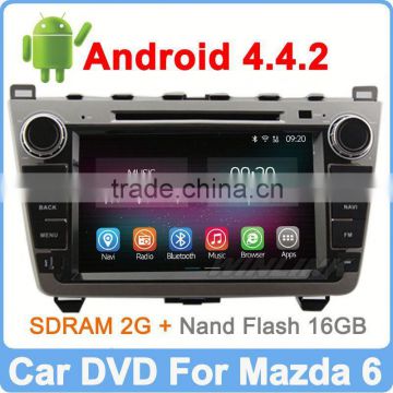 Ownice 8" For NEW MAZDA 6 Car DVD GPS Quad Core Pure Android 4.4.2 HD 1024*600 Built-in Wifi
