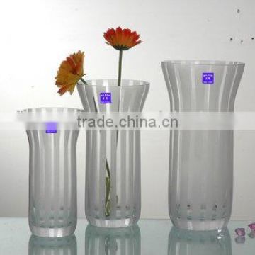 modern frosted glass vase