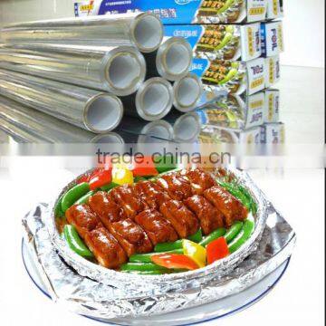 8011 Oven packing material Aluminum Foil for Household 8011 with SGS FDA certificate factory price and color box packing