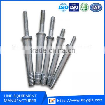pin insulator with spindle/spindel for insulator/pin for insulator/pole bolt/insulator bolt