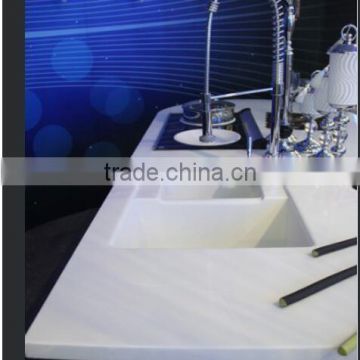 Artificial solid surface kitchen countertop , kitchen island countertop, bench top