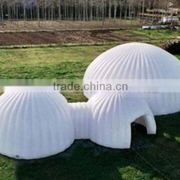 Innovative cheap camping inflatable dome tent
