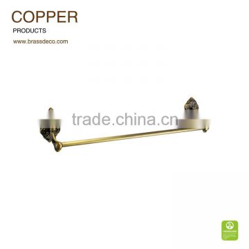 European design golden plated LU702 ACU copper single towel bars