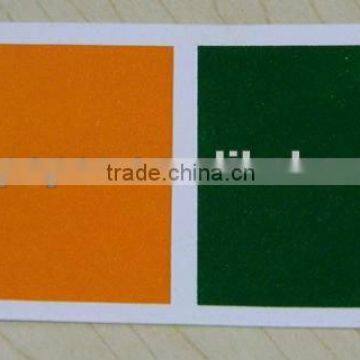 football face paint card safe for skin painting orange and blue