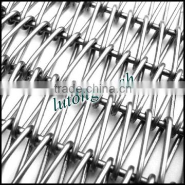 Hot sale China Lutong wire mesh conveyor belt for buildings decoration