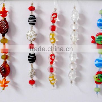 Lampwork glass necklace pendant for personal care
