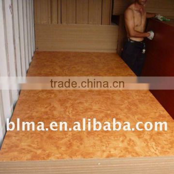 High quality Melamined particle board (melamine flackboard or say chipboad)