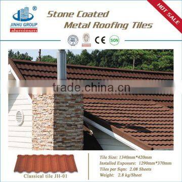 COLORFUL STONE COATED METAL ROOFING