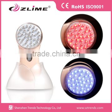 Battery supply LED light therapy skin care device