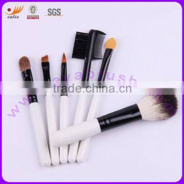 New High Quality 6pcs Portable multi-function mini cosmetics brush set