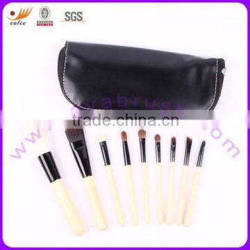 hot sale 9pcs animal hair makeup brush