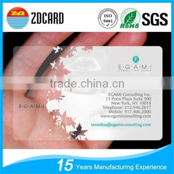 High Quality Customized Printable Transparent PVC Card