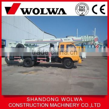 small yellow color power engine mobile crane for sale