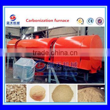 High Quality Output Capacity 1200-1500kg/h Horizontal Type Continuous Carbonization Furnace