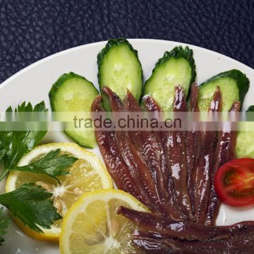 2016New season hot sales salted anchovy fillet