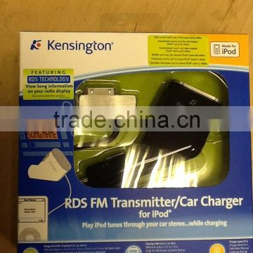 RDS FM Transmitter/Car Charger
