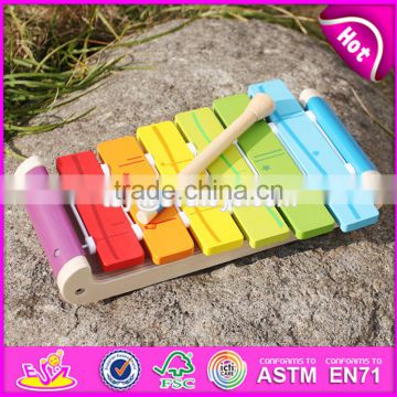 2017 New design children musical talent wooden xylophone for sale W07C056