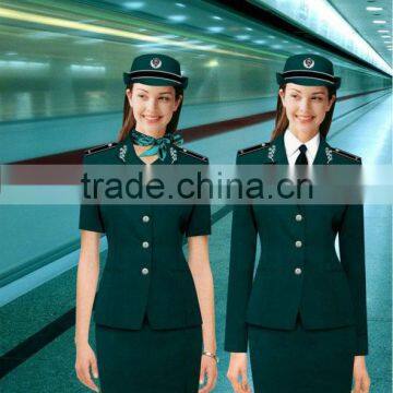 stewardess costume,beautiful airline stewardess uniform/airline stewardess suits