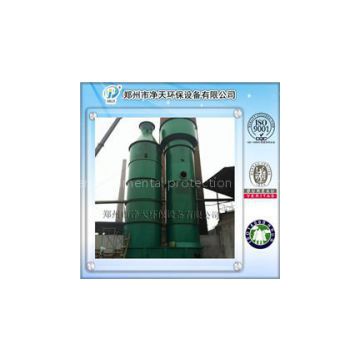 Double alkaline or flue gas desulfurization dust removal device