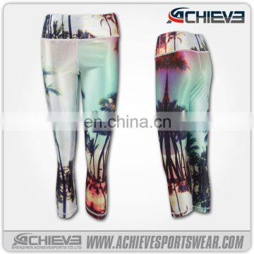 hot pants fitness/ fashion 3d printing specialized womens yoga pants