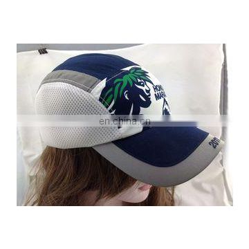 Hawaii Logo Microfiber Mesh Running Hats Five Panel printed baseball cap