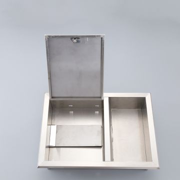 Stainless Steel Recessed Paper Towel Wall Dispenser