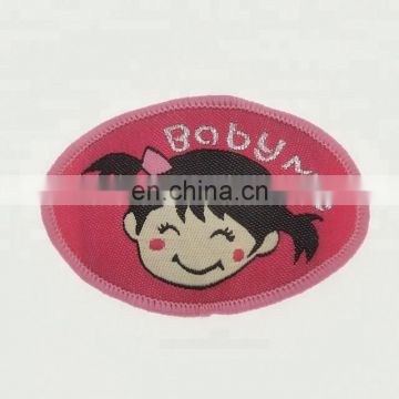 High quality fabric personalized logo with woven patch