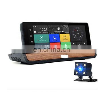Hot sale 7 inch dashboard double recording dual lens car DVR with HD reversing video