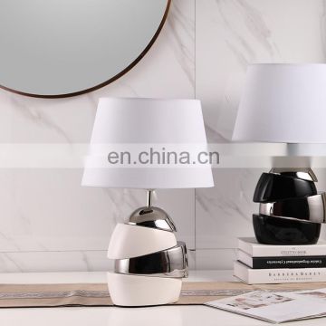 China cheap wholesale hotel home decorative bedside ceramic nightstand lamps for living room