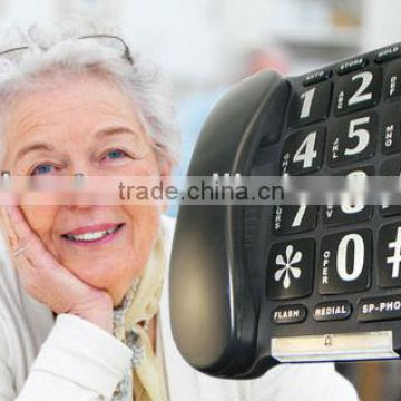 Handsfree big button telephone for old people