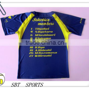 Custom Printing Logo Quick Dri Breathable Sports T Shirt Wholesale