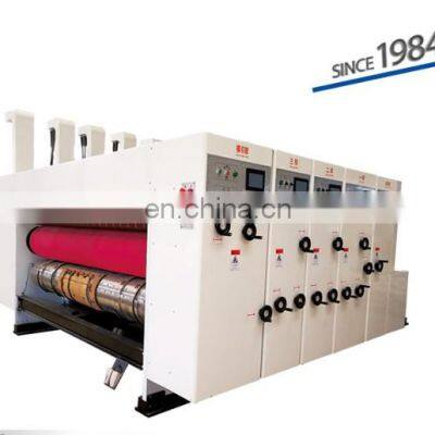 Automatic rotary Four color cardboard carton box slotting die-cutting machine