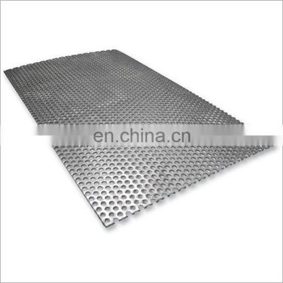 regular pattern with round holes Plates 3mm 4mm 6mm 8mm Perforated Stainless steel sheet