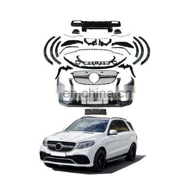 GBT drop shipping auto tuning parts mercedes benz gle 63 amg style facelift for w292 mercedes gle body kit