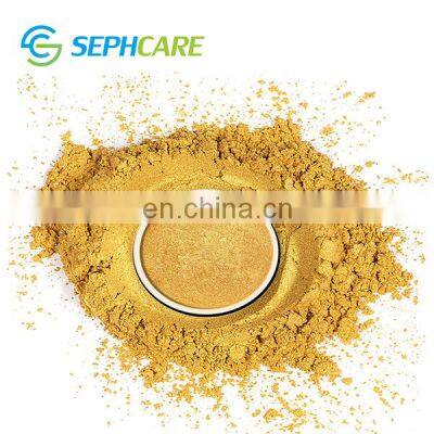 Sephcare Bulk Food additives Pigment Gold powder Metallic Luster Dust Edible Glitter for cakes decoration drinks