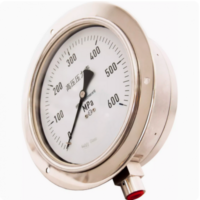 High pressure pressure gauge