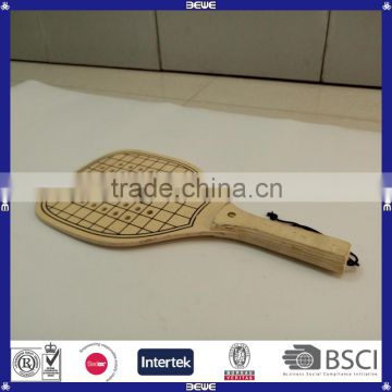 color customized logo printed wood pickeball paddle