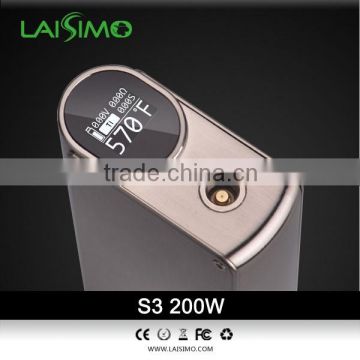 200w box mod Laisimo s3 200w mod temp control mod in stock Laisimo s3 200w