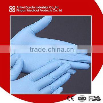 Blue Nitrile examination glove CE ISO FDA                        
                                                Quality Choice
