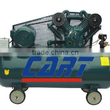 Portable piston type air compressor with 4 cylinder head 300L