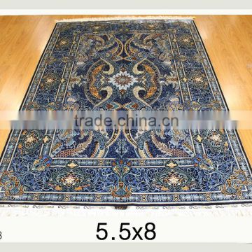 fine hand knotted persian silk carpets silk rugs handmade silk rug for home hotel villa and prayers