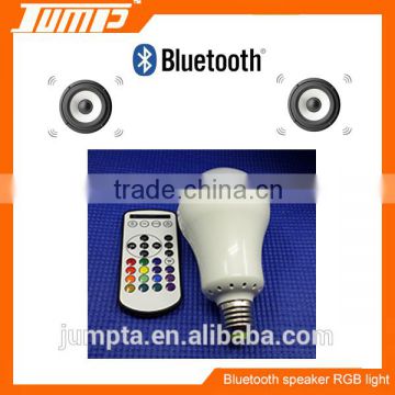 Manufacturer RGBW color changing audio music speaker smart LED bluetooth bulb lamp